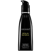 Wicked Aqua Sensitive Water Based Lubricant 240 ml 8 Ounce Bottle Water Based Lube